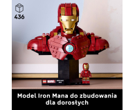 LEGO Marvel Super Heroes 76327 Popiersie Iron Mana MK4 - 1331663 - zdjęcie 4